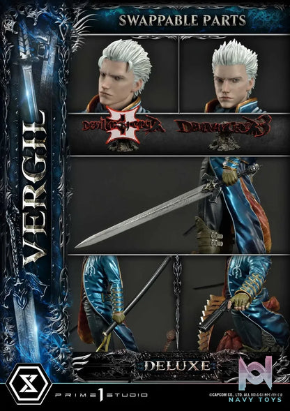 Prime 1 Studio – Ultimate Premium Masterline Devil May Cry Vergil UPMDMC3-02 UPMDMC3-02DX UPMDMC3-02DXS (Licensed)