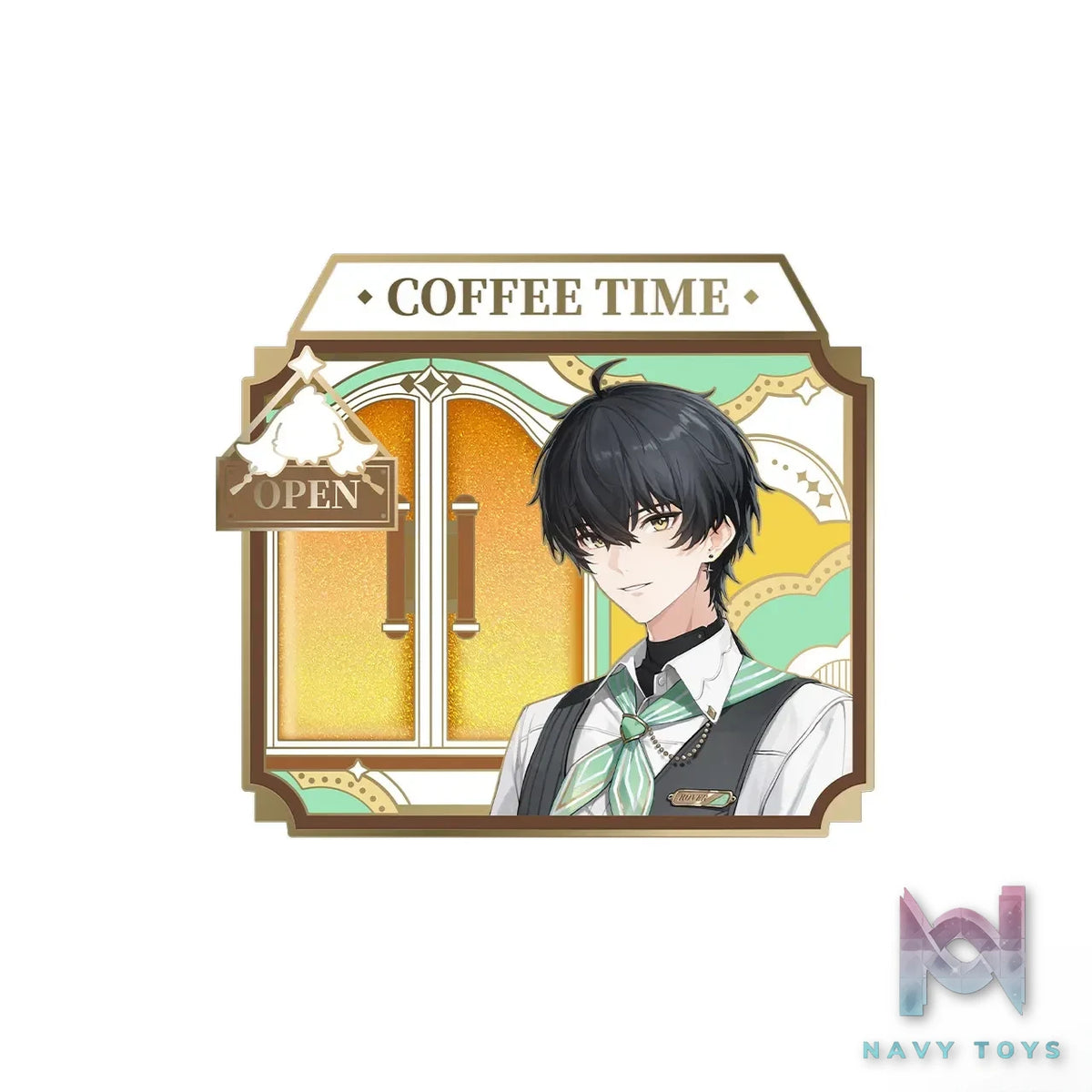 KURO GAMES – Wuthering Waves – Sunny Rendezvous Themed Wanderer Metal Badge (Licensed)