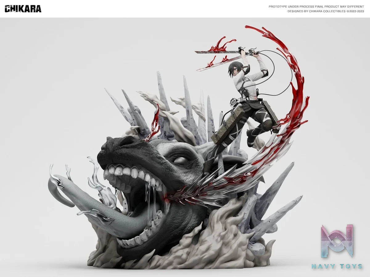 Mikasa & Armin - Attack On Titan - Chikara Studio resin statue Chikara Studio anime figure