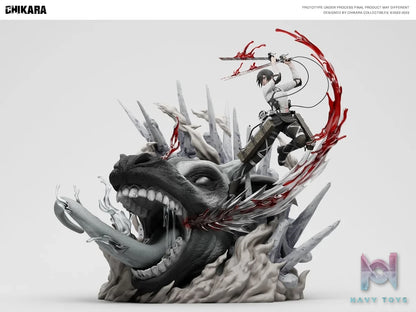 Mikasa & Armin - Attack On Titan - Chikara Studio resin statue Chikara Studio anime figure