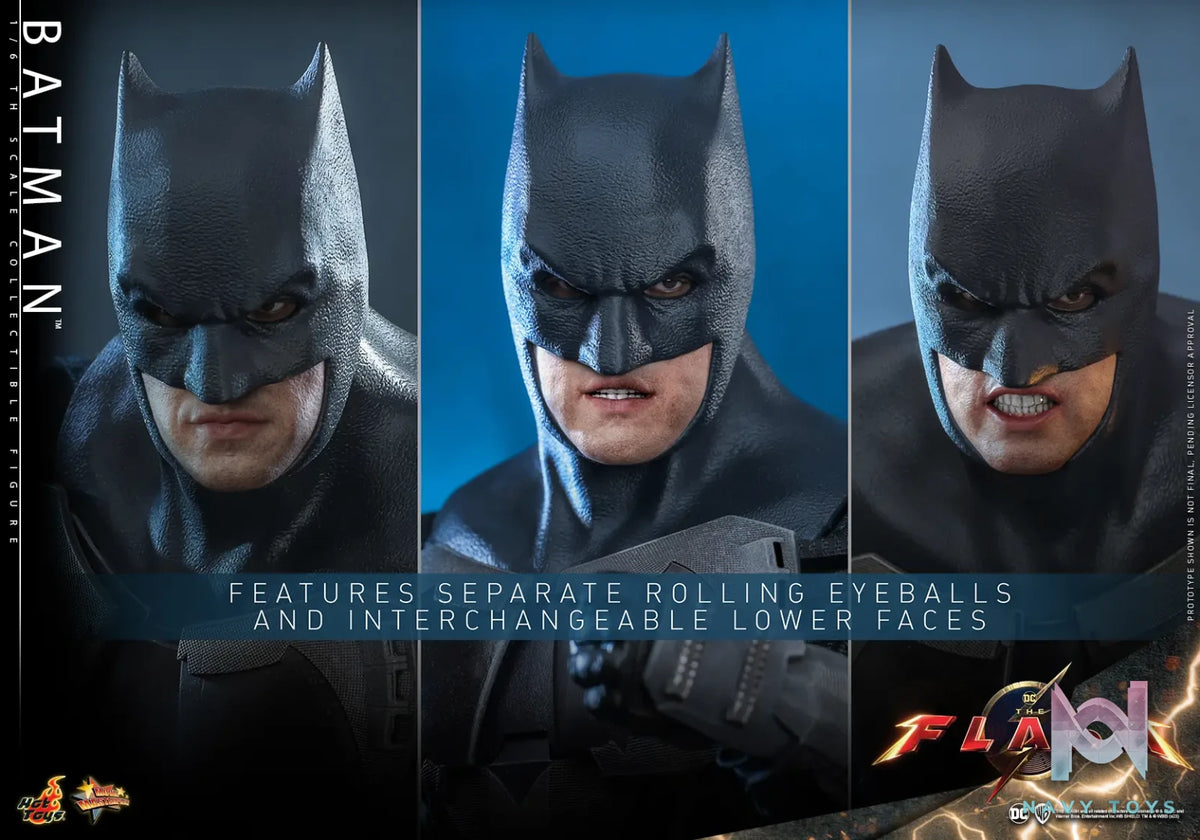 Hottoys – The Flash – Batman and Batcycle – 1/6th Scale MMS703 MMS704 MMS705 (Licensed)