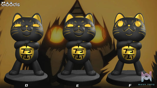 GOODS Studio – Dandadan Turbo Granny Lucky Cat Black Gold