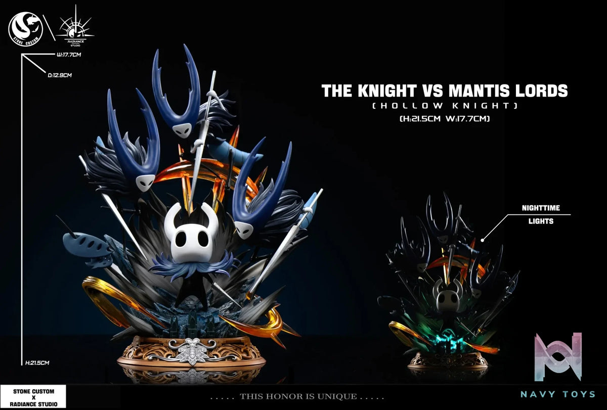 Stone Custom Studio X Radiance Studio – Hollow Knight Scene Series #05 The Knight vs. Mantis Lords
