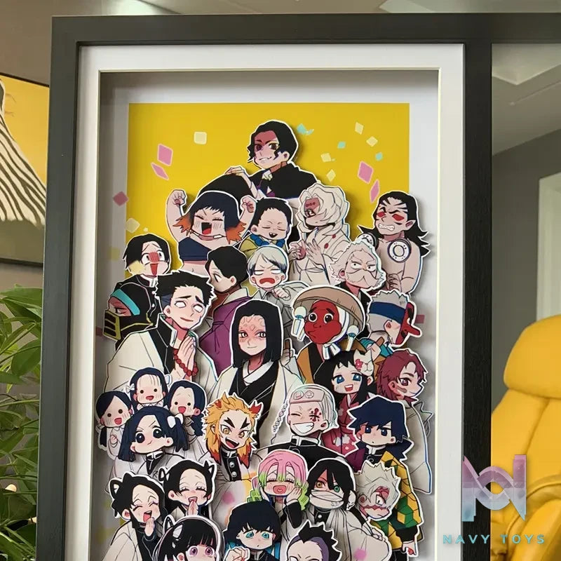 KALA HOME Studio – Demon Slayer Multiple Characters #04 3D Decorative Painting Demon Slayer