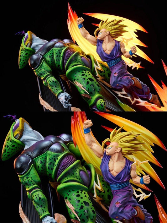 Gohan vs Cell - Dragon Ball - KD Collectibles resin statue kd collectibles anime figure