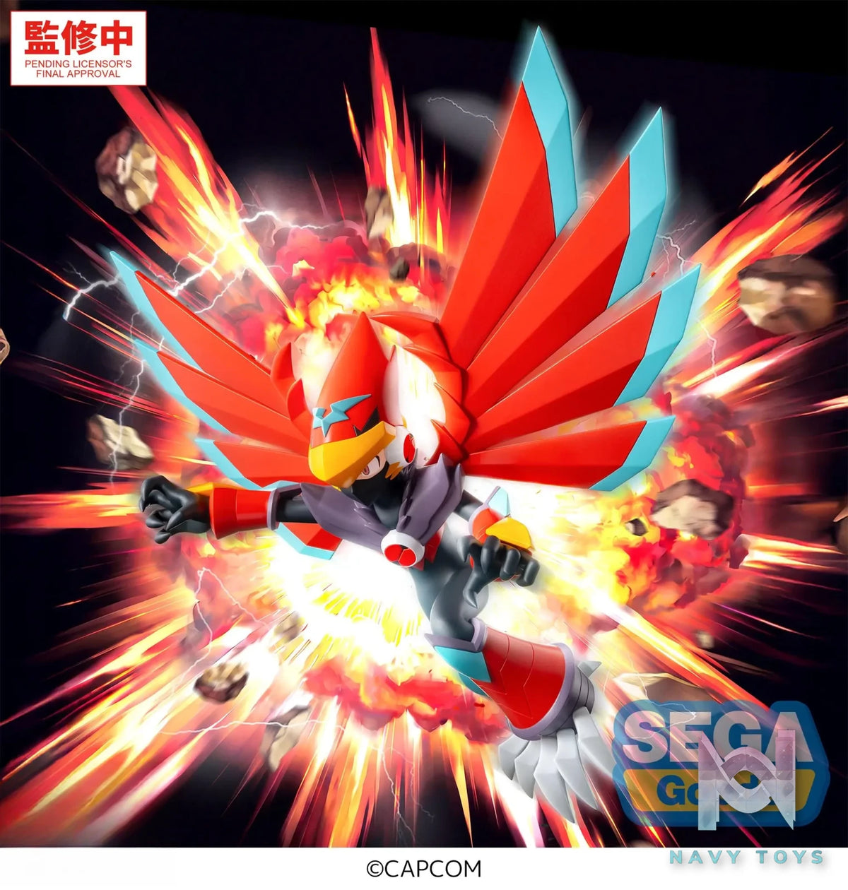 SEGA – Luminasta “Mega Man Battle Network” -Mega Man- Falzar Beast (Licensed)