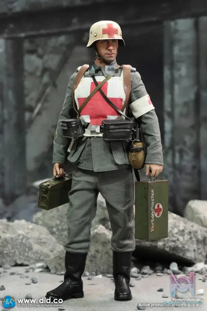 DID Studio – 1/6 Scale WWII German Medic Officer Candidate Gregor D80183 (Licensed)