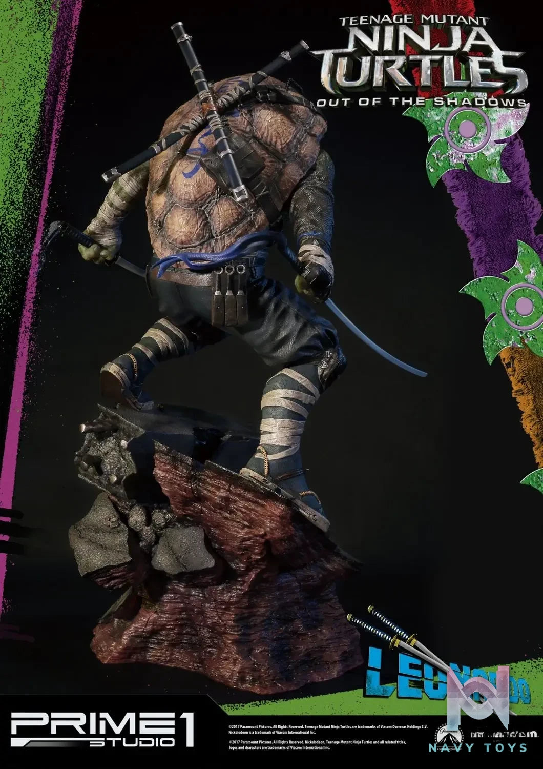 Prime 1 Studio – Premium Masterline Teenage Mutant Ninja Turtles: Out of the Shadows (Film) Leonardo PMTMNT-04 (Licensed)