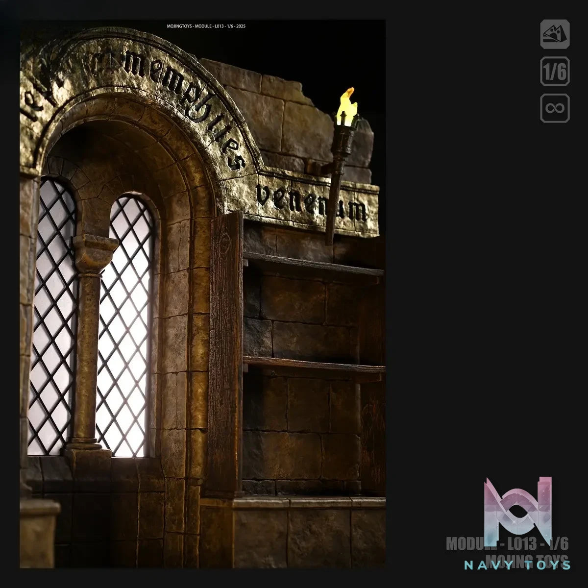 MOjingToys – 1/6 Module Series – L013 – Medieval Potion Room Scene Diorama (Licensed)
