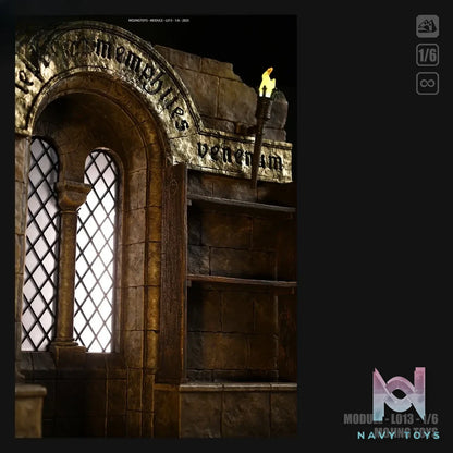 MOjingToys – 1/6 Module Series – L013 – Medieval Potion Room Scene Diorama (Licensed)