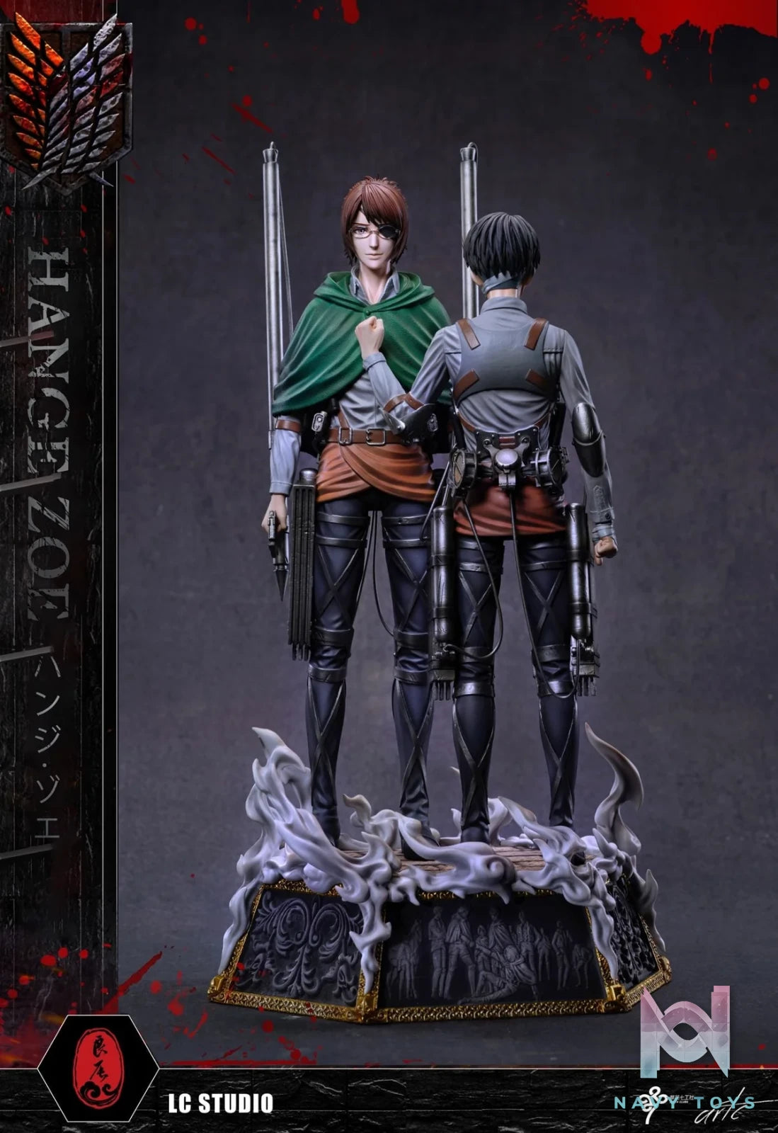 Levi Ackerman & Hange Zoe - Attack On Titan - LC Studio resin statue lc Studio anime figure