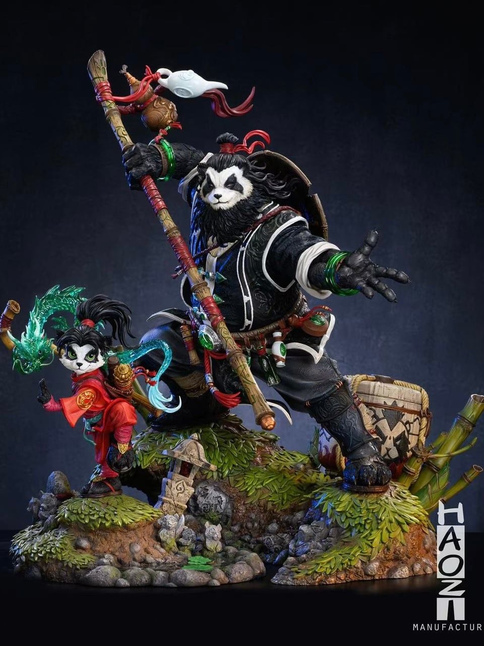 Chen & LiLi - Pandaren - HAOZI Studio resin statue HAOZI Studio anime figure
