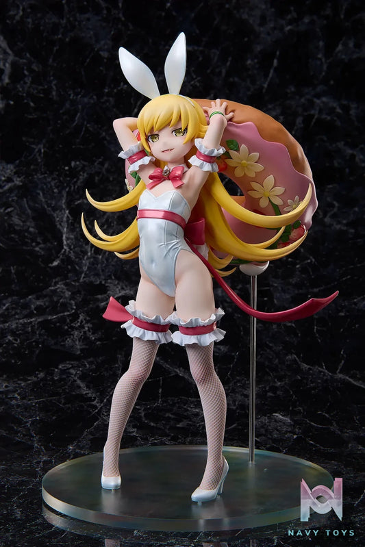 A DIMENSION – Monogatari Series Shinobu Oshino White Bunny Ver. 1/4 Complete Figure (Licensed)