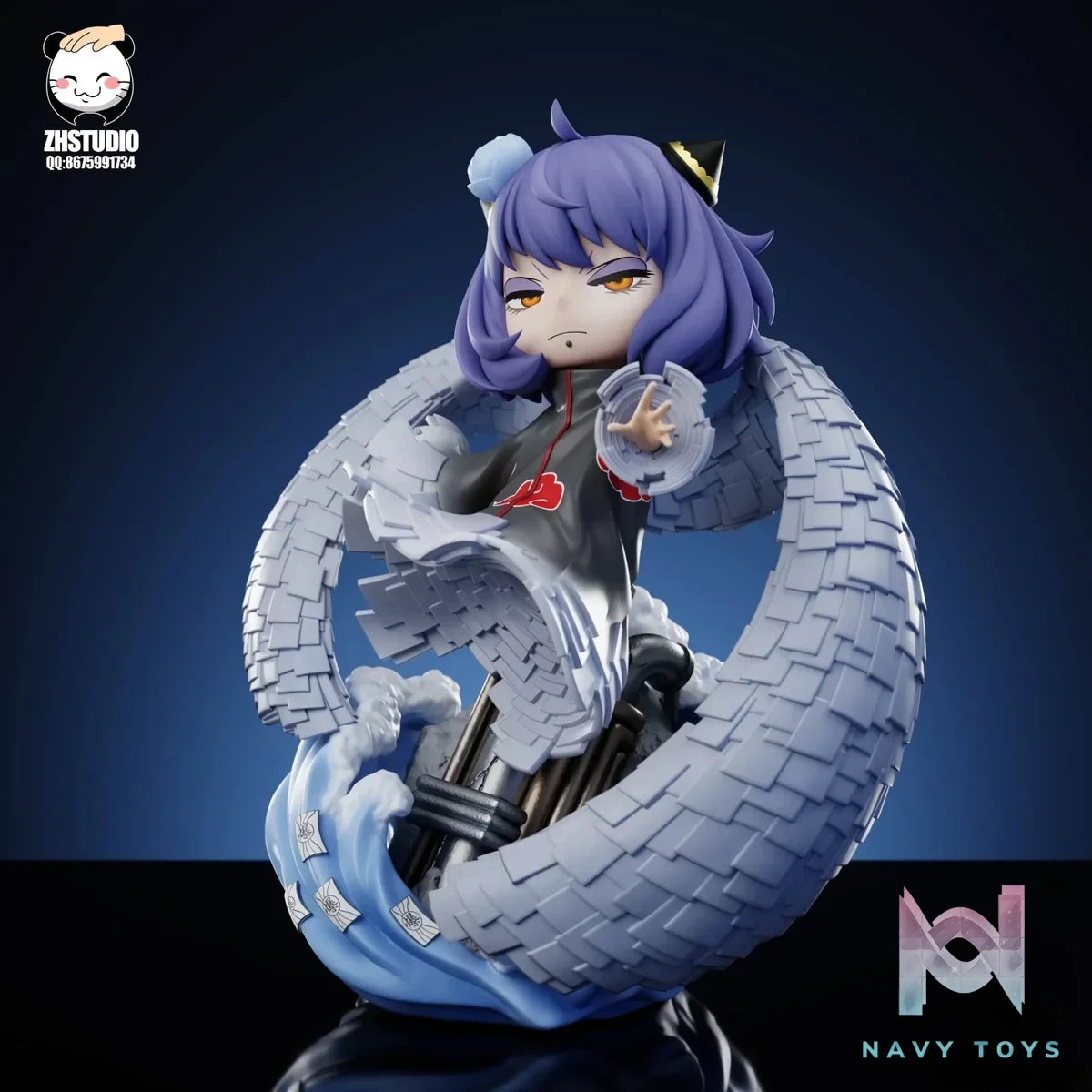 ZH Studio - Spy x Family Anya Forger COS Konan resin statue Navy Toys anime figure