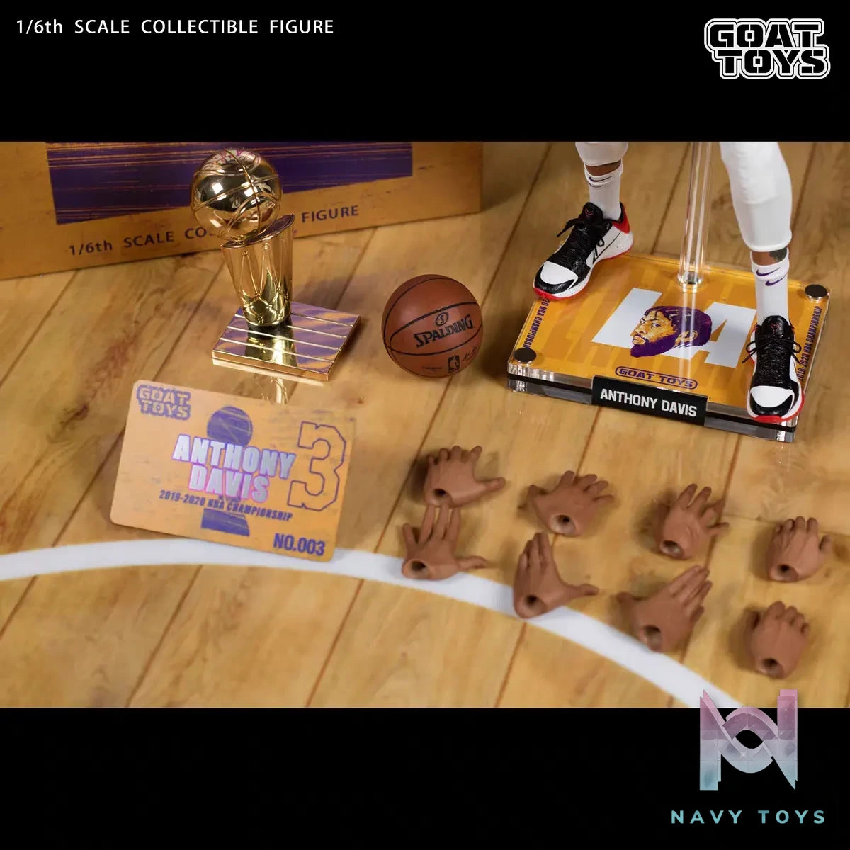 Goat Toys Studio – NBA 1/6 Anthony Davis LAL Championship Set