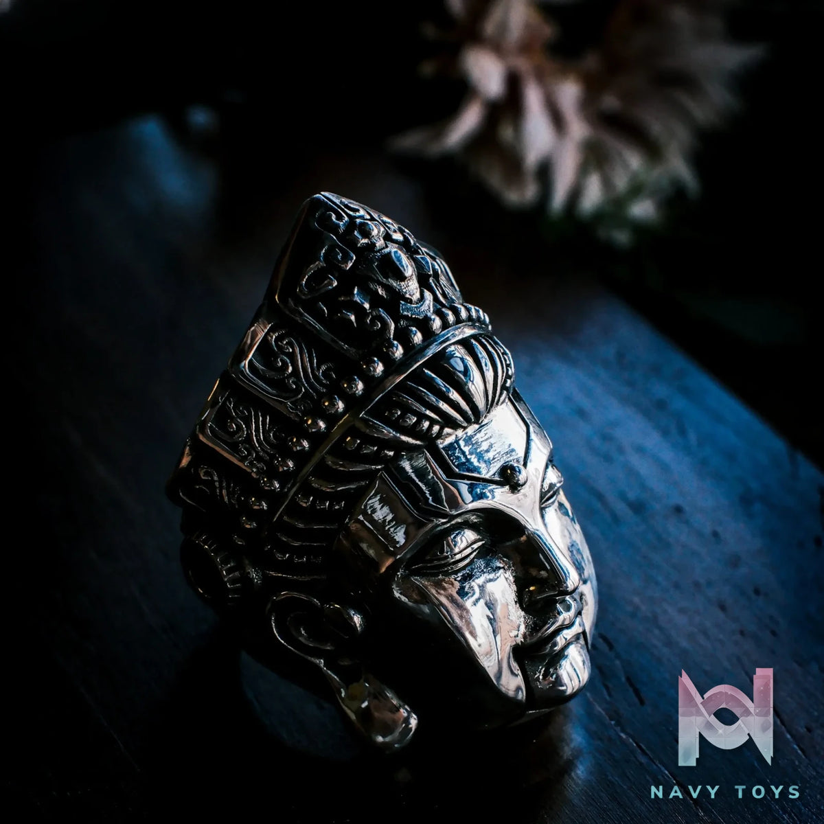 Raven Studio (silver jewelry) – Original “Mechanical Ascension” Buddha Head Ring Original