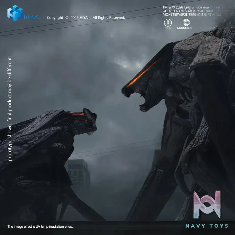 Hiya Toys – Exquisite Basic Series Godzilla (2014) Male X Female MUTO 2-Pack (Licensed)