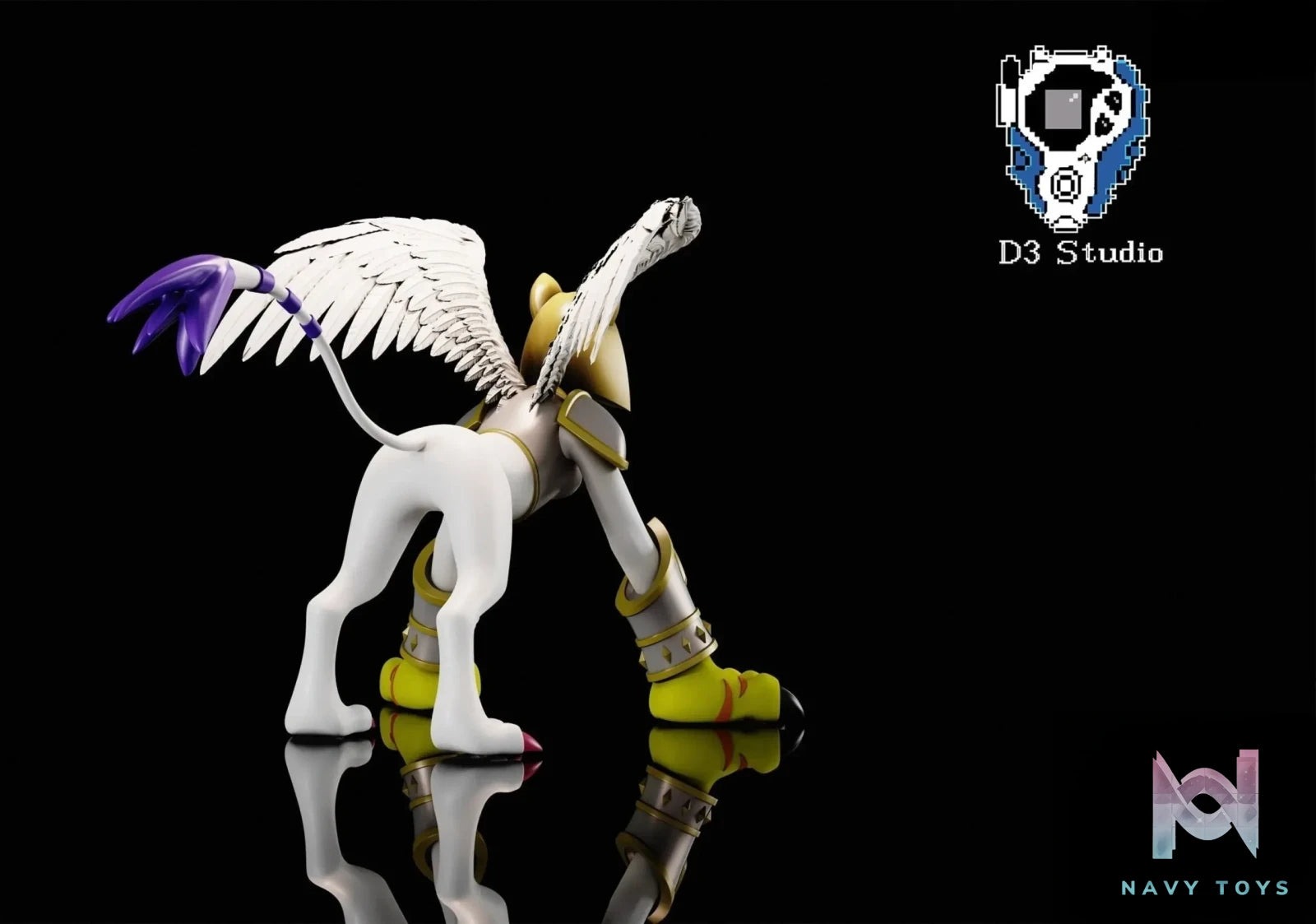 D3 Studio – Digimon Nefertimon And Pegasusmon