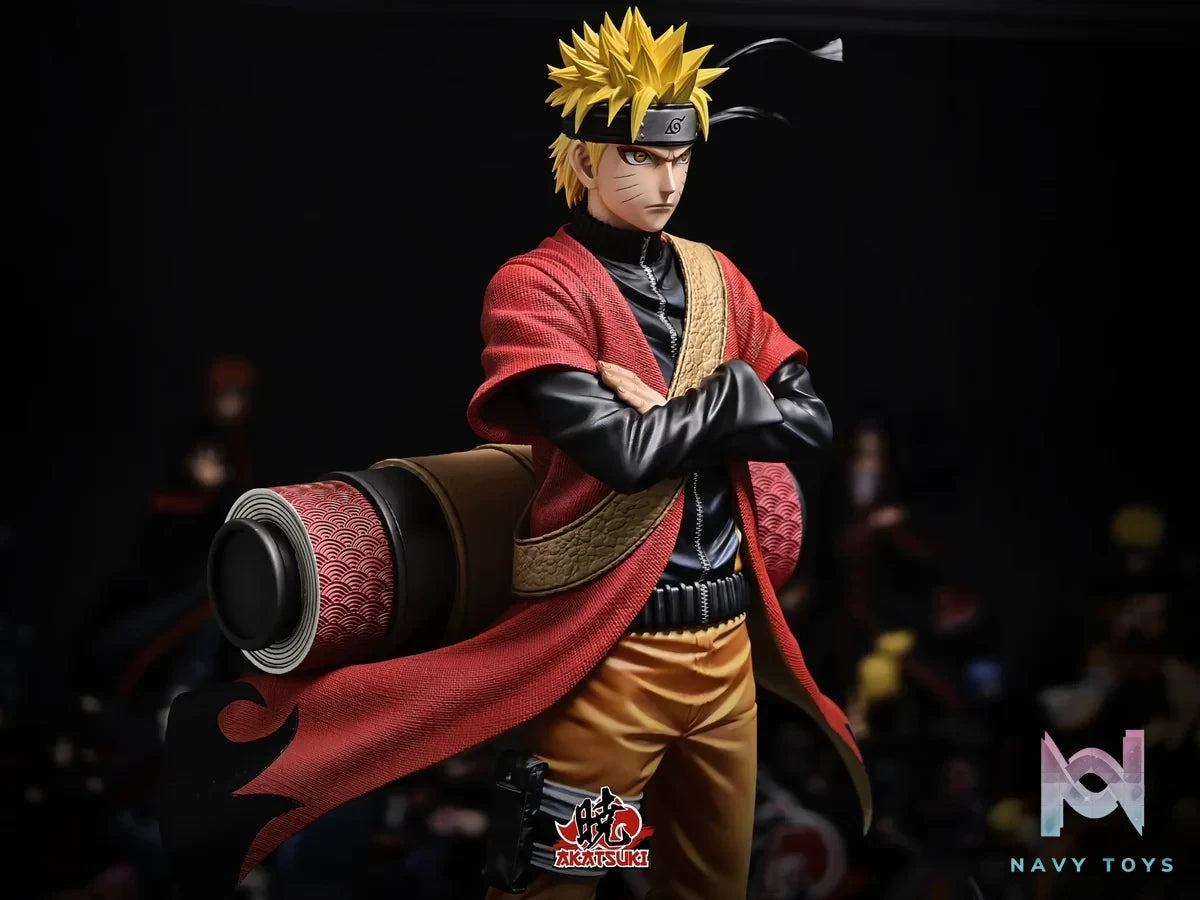 Akatsuki Studio - Naruto Heroes of Konoha Uzumaki Naruto resin statue Navy Toys anime figure