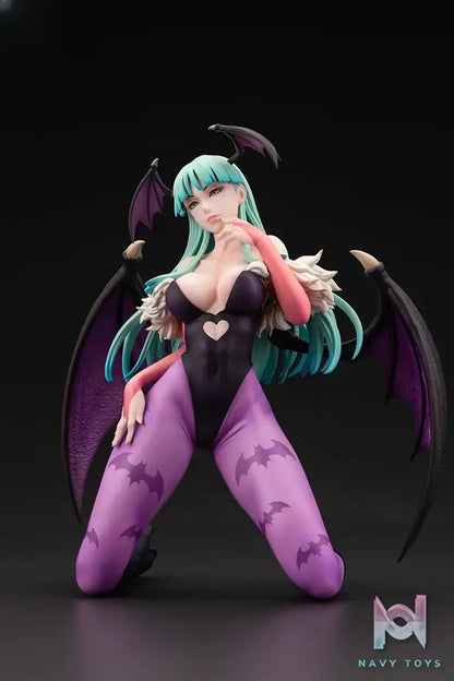 Kotobukiya – Darkstalkers Morrigan Aensland X Lilith 1/7 Complete Figure (Licensed)