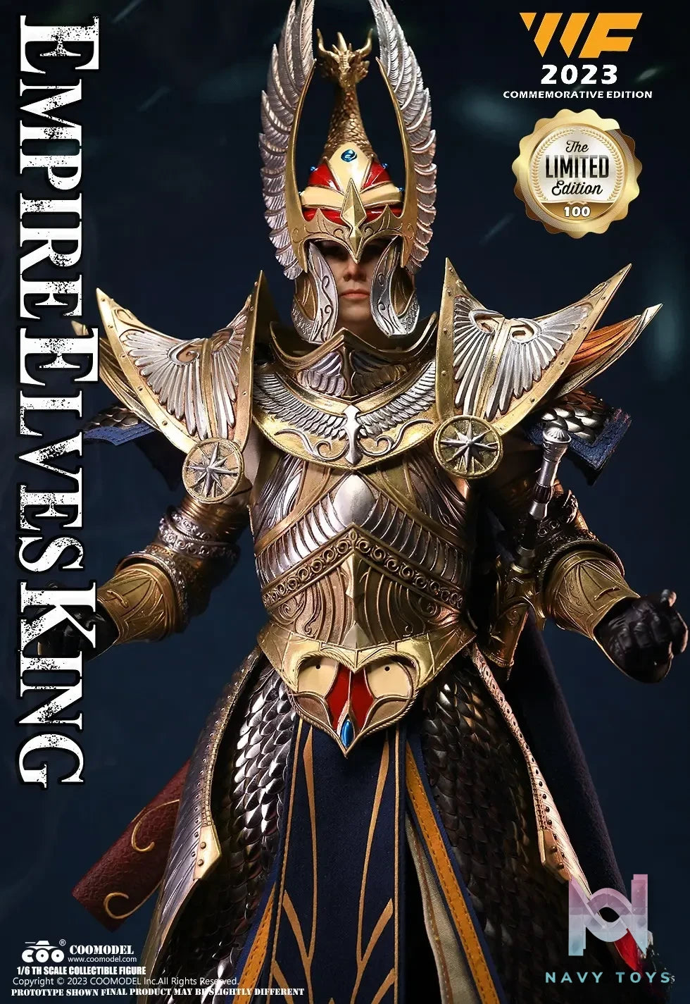 COOMODEL – NS2301 1/6 NIGHTMARE SERIES – EMPIRE KING OF ELVES (Licensed)