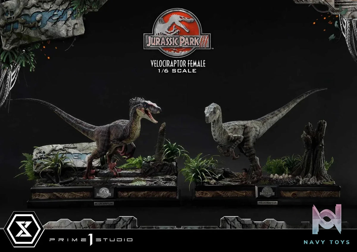 Prime 1 Studio – Legacy Museum Collection Jurassic Park III (Film) Velociraptor Female LMCJP-11 LMCJP-11S (Licensed)