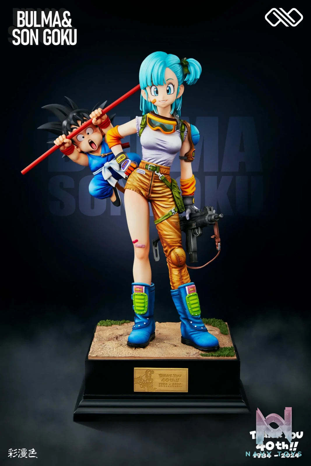Infinite Studio – Dragon Ball Title page 40th Anniversary Series #2 Bulma & Goku