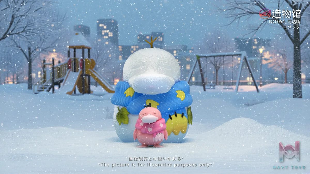 ZaoWu Museum Studio – Snowman Psyduck X Psyduck Pokémon