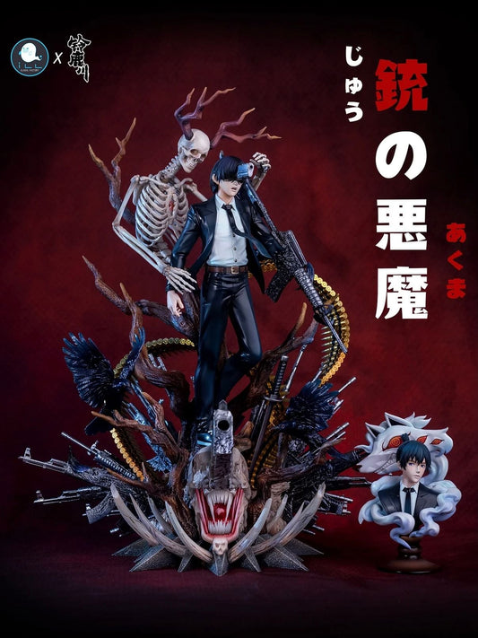 Aki Hayakawa & Gun Devil - Chainsaw Man - ILL Studio resin statue ILL Sudio anime figure