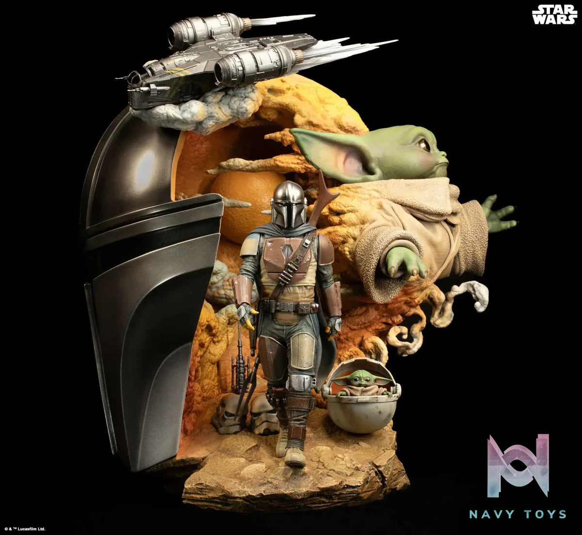 Premium Collectibles Studio – The Mandalorian – Fine Art Bust (Licensed)