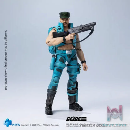 Hiya Toys – Exquisite Mini Series 1/18 Scale 4 Inch Gung-Ho Marine Version Action Figure (Licensed)