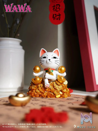 WAWA Studio – Dandadan Throne Turbo Granny Fortune Cat Gold Coin