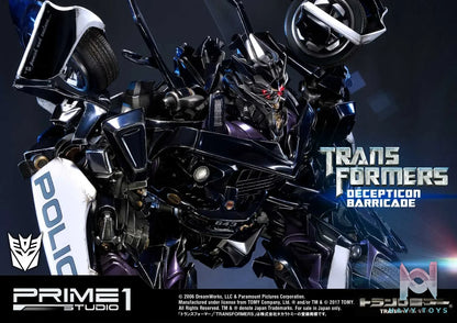 Prime 1 Studio – Museum Masterline Transformers (Film) Decepticon Barricade MMTFM-15 (Licensed)