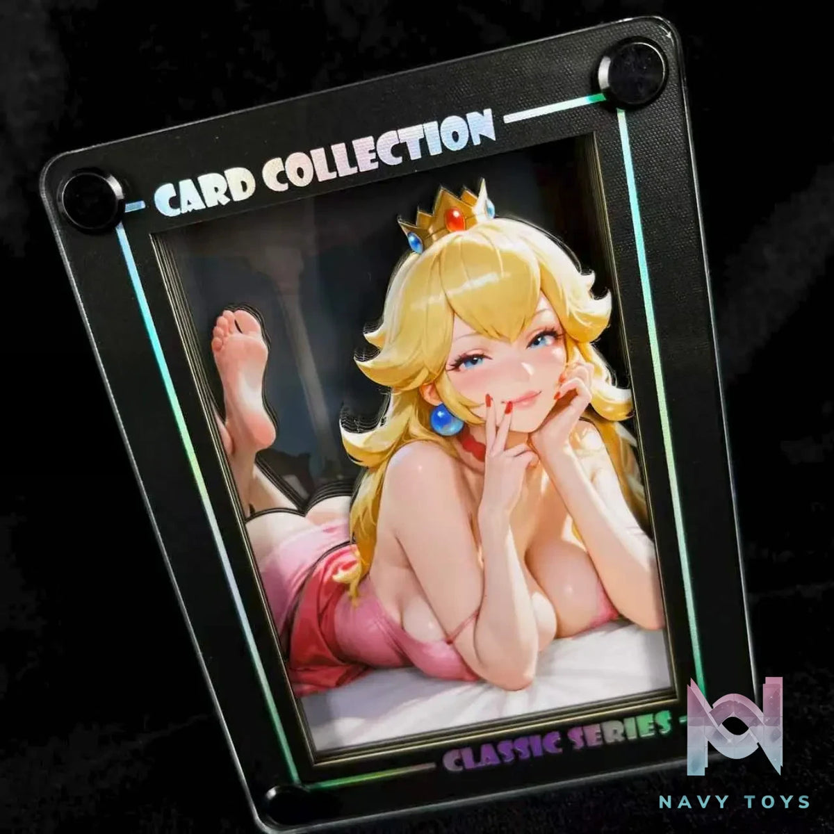 B&W Studio – Mini AI Creator Series Desktop Decor Card #32 Princess Peach Super Mario Bros