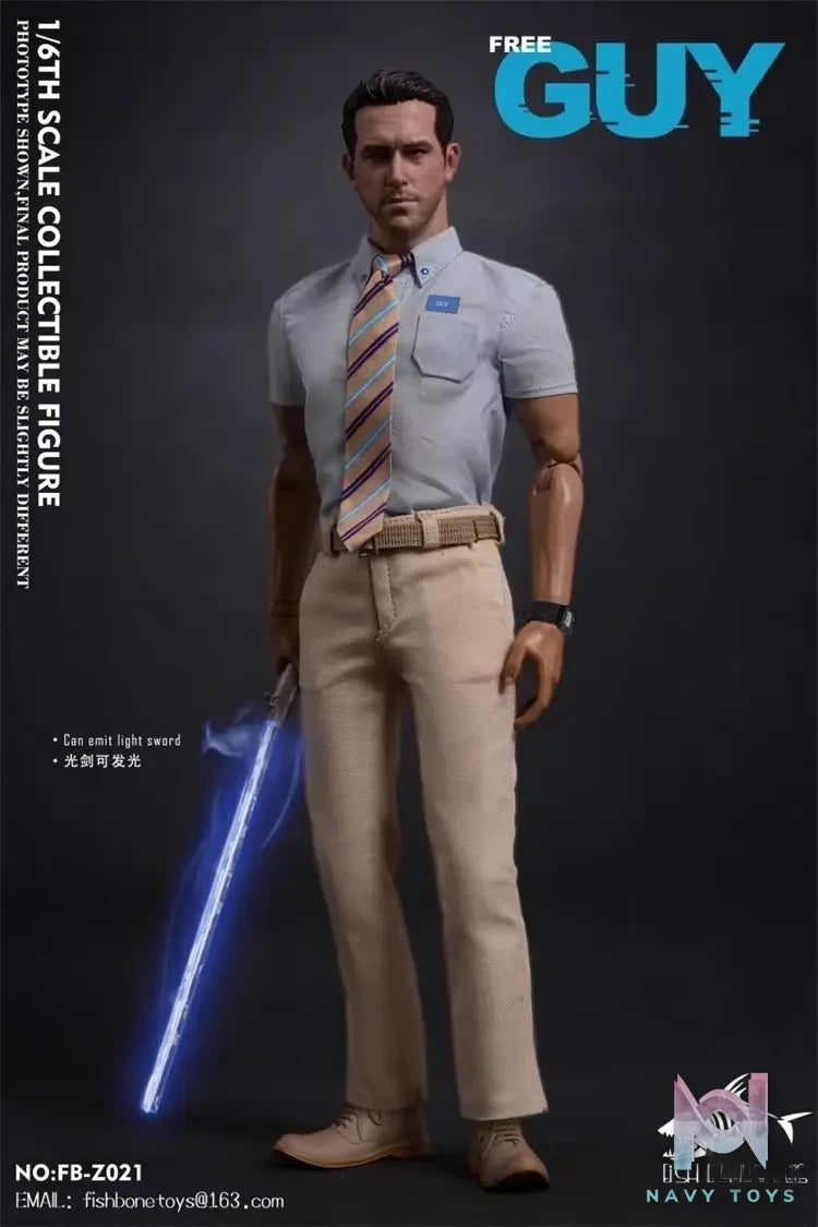 FISH BONETOYS – Original NO: FB-Z021 Out of control NPC FREE GUY 1/6 scale action figure