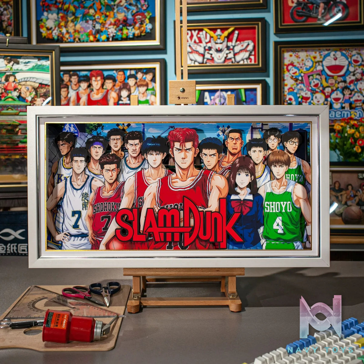 Yu Zhi Jiang Studio – Slam Dunk Multiple Characters Series #8 3D Decorative Painting Slam Dunk
