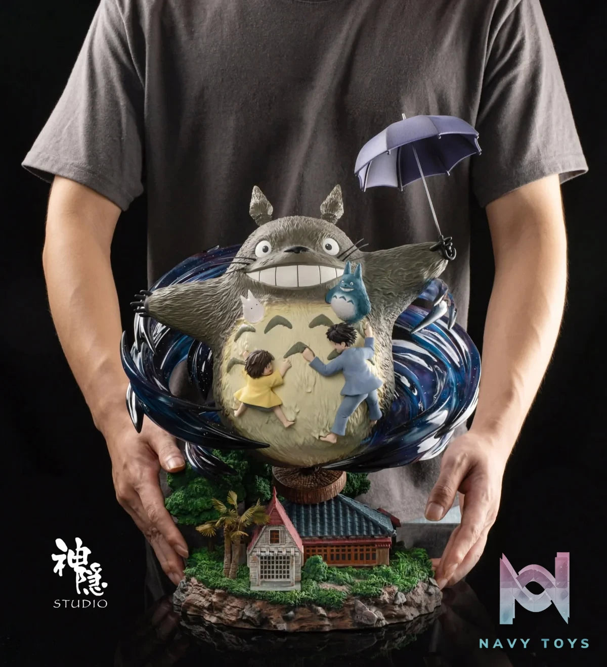 Totoro Night Tour resin statue shenyin studio anime figure