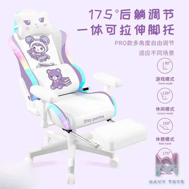 Yu Gui Gou – Kuromi Ergonomic Gaming Chair Sanrio (Licensed)