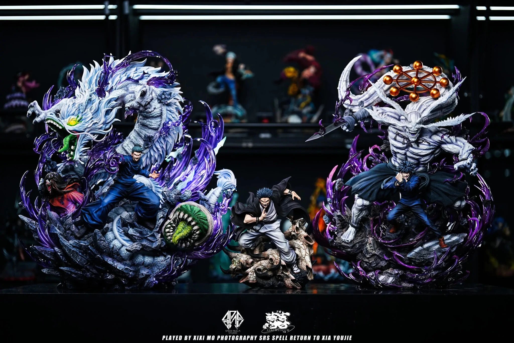 Space Realm Studio - The Four Special Grade Jujutsu Sorcerers Series Geto Suguru Jujutsu Kaisen resin statue Navy Toys anime figure