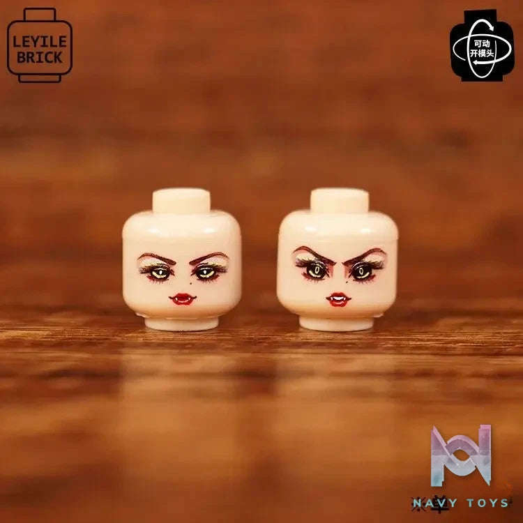 LEYILEBRICK Studio – Cute Girl Posable Head #04 Original