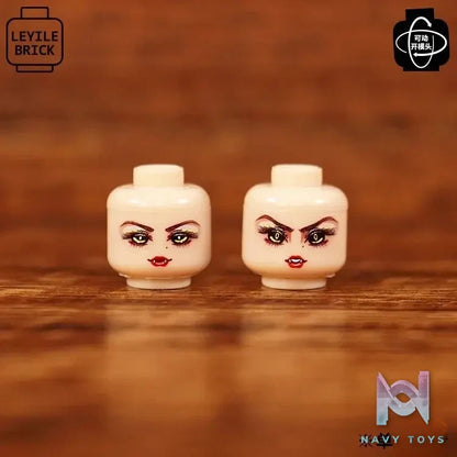 LEYILEBRICK Studio – Cute Girl Posable Head #04 Original