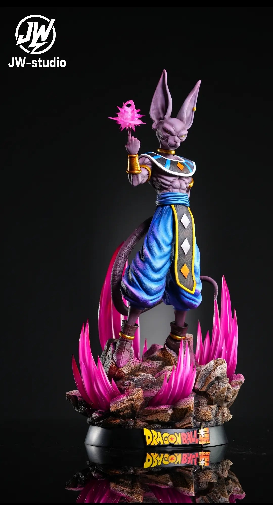 JW Studio - Dragon Ball Series Beerus resin statue Navy Toys anime figure