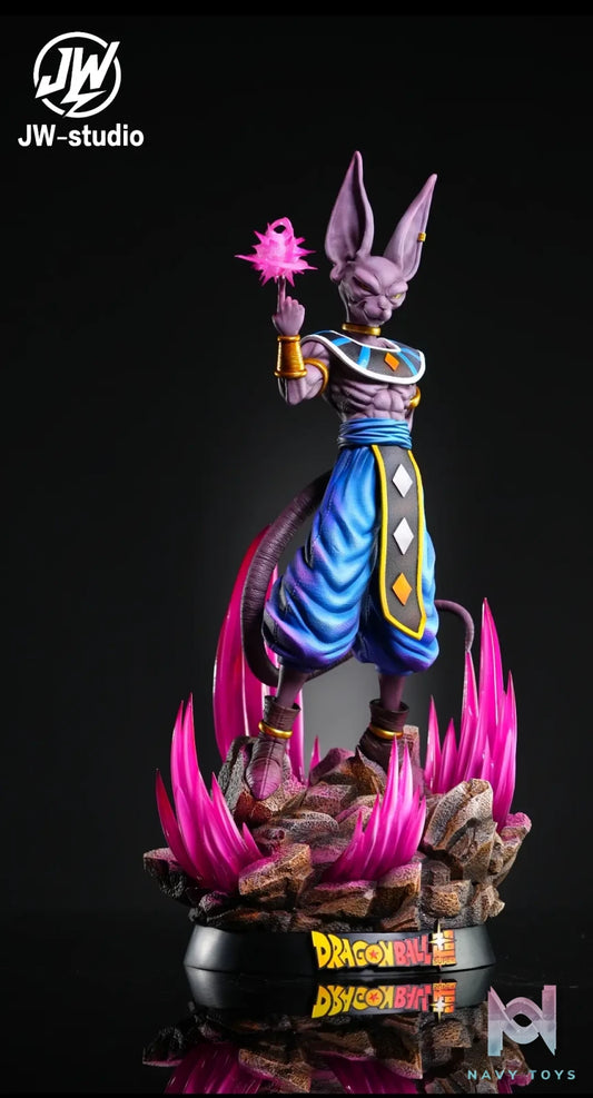 JW Studio - Dragon Ball Series Beerus resin statue Navy Toys anime figure