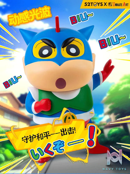 Innate Art Studio & 52toys Studio – Crayon Shin-chan Akushon Kamen PLUS