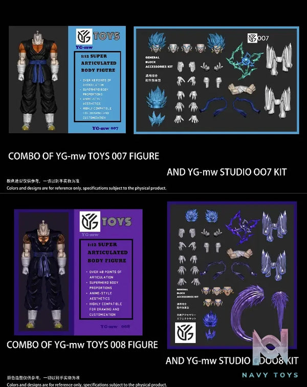 YGmw Studio – Vegito 07-08 112 Action Figure Dragon Ball
