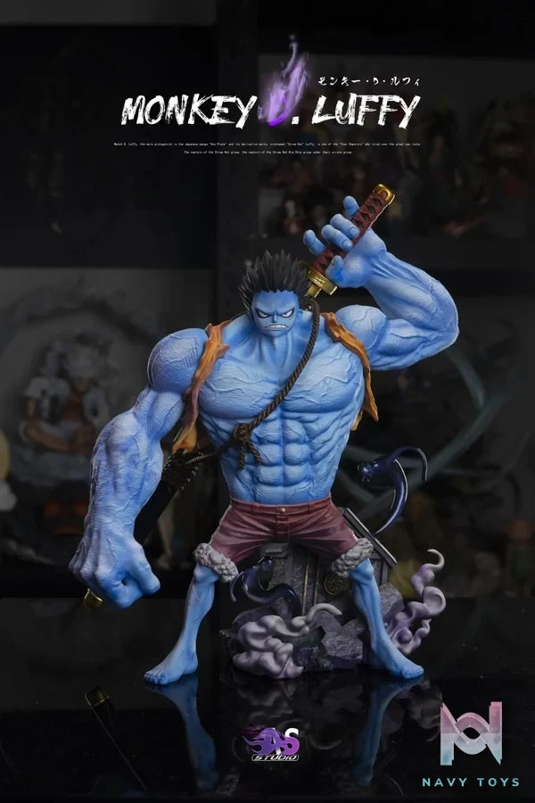 As Studio - One Piece Nightmare Monkey D. Luffy resin statue Navy Toys anime figure