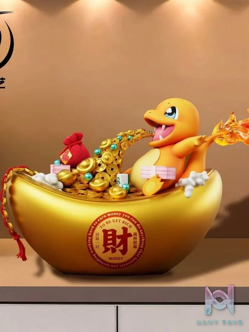 Fortune Charmander - Pokemon - Ke Yi Mo Wan Studio resin statue Ke Yi Mo Wan Studio anime figure