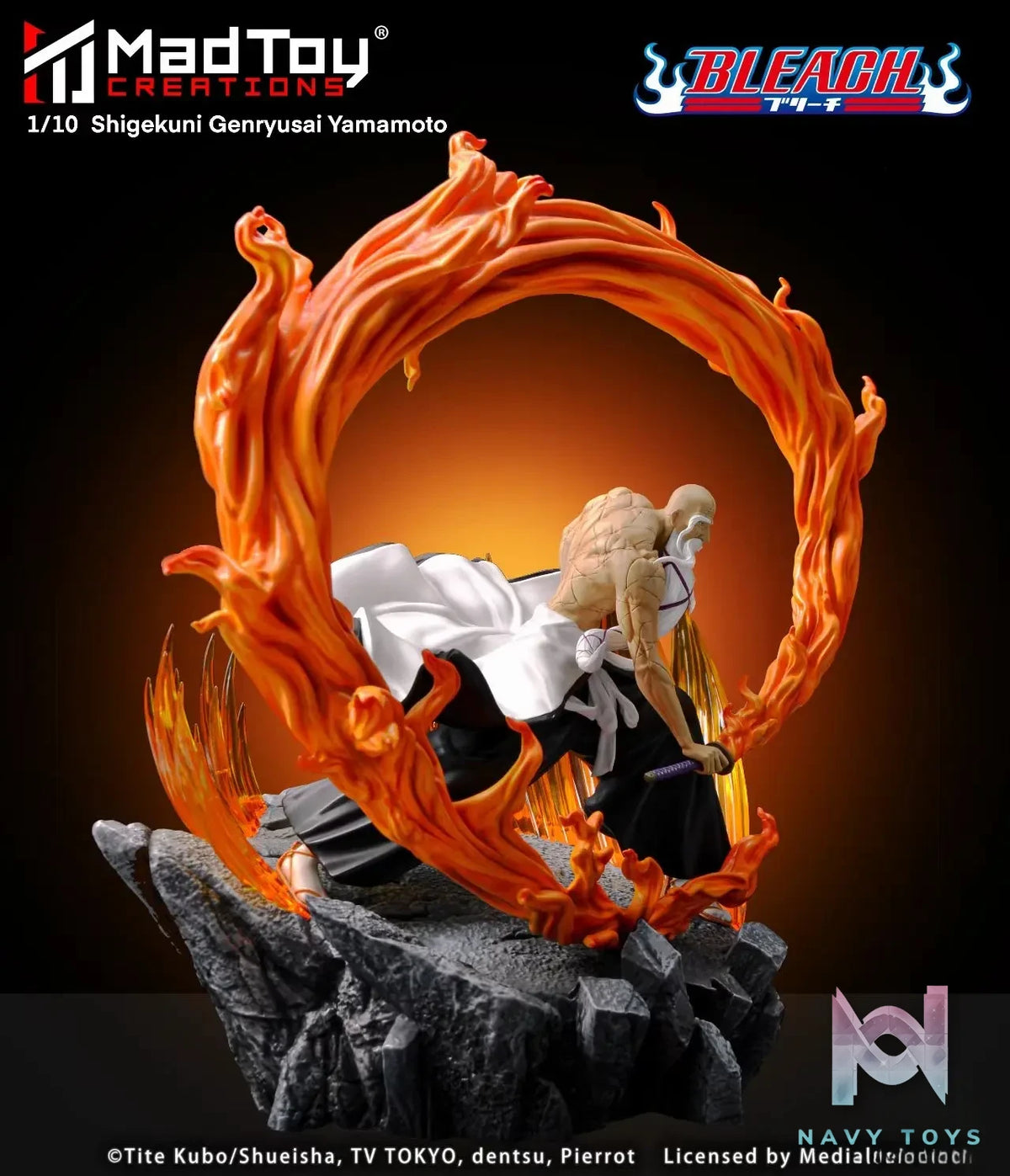 MAD TOY Studio – BLEACH First Division Captain Genryūsai Shigekuni Yamamoto (Licensed)