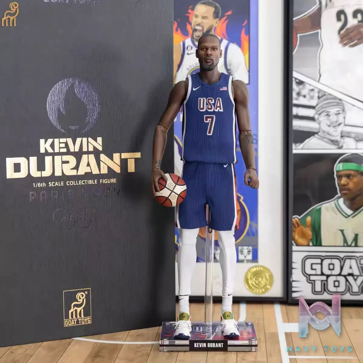 Goat Toys Studio – NBA 1/6 Durant 24 Olympic GT paintwork