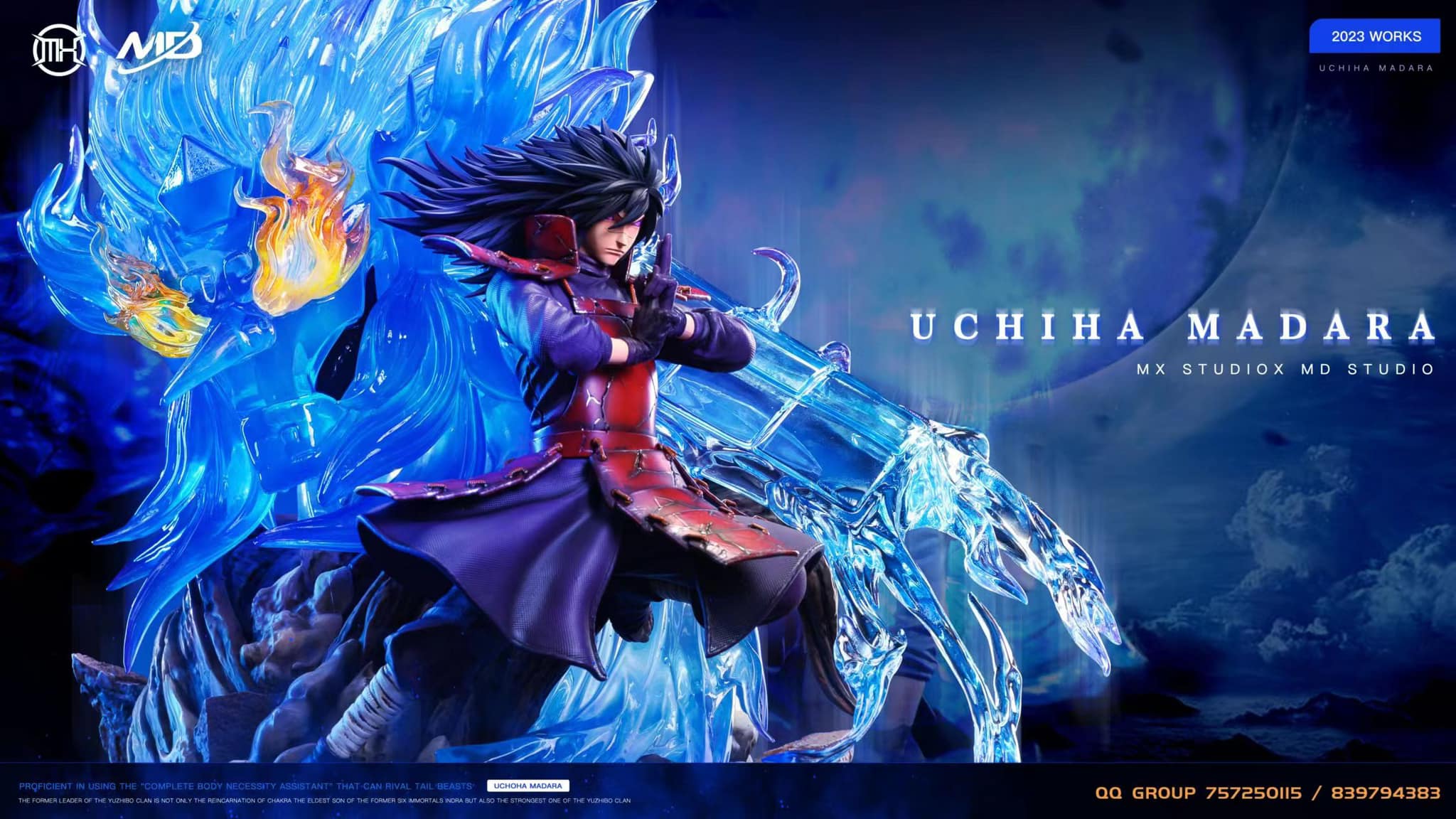 Uchiha Madara - MX Studio x Density Studio resin statue mx studio anime figure